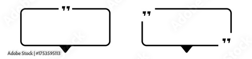 Rectangular quote frames with borders for highlighting text.