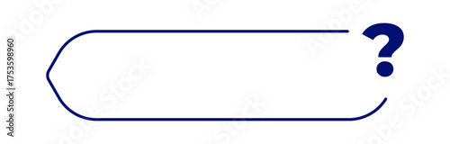 Simple quiz template design featuring a prominent question mark ideal for interactive use.