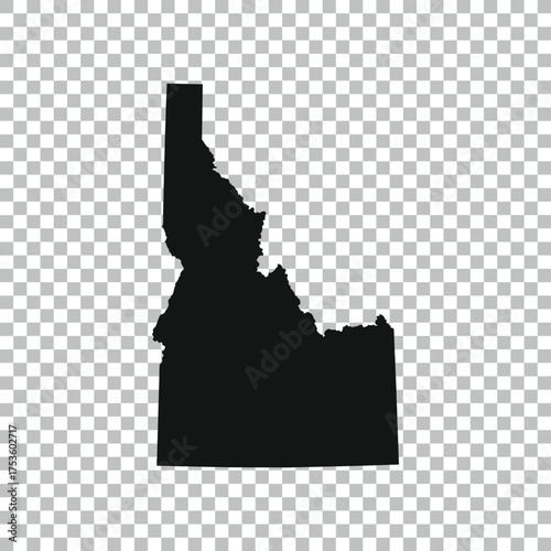vector of Idaho map