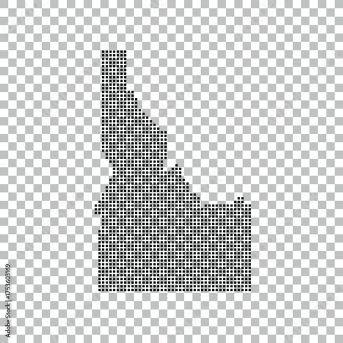 vector of Idaho map