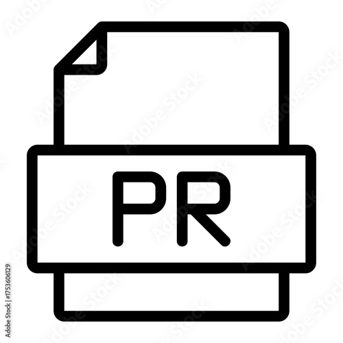 PR line icon