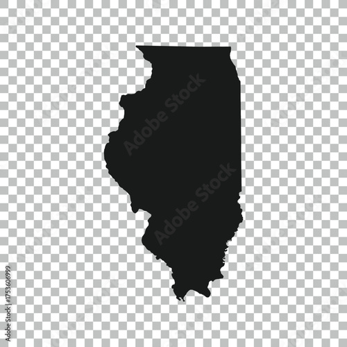vector of Illinois map