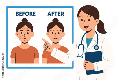 Clear skin transformation: dermatologist explains before and after skincare results