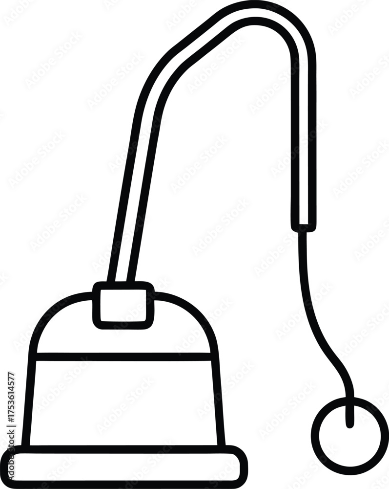 Obraz premium Industrial Vacuum Cleaner Transparent Background