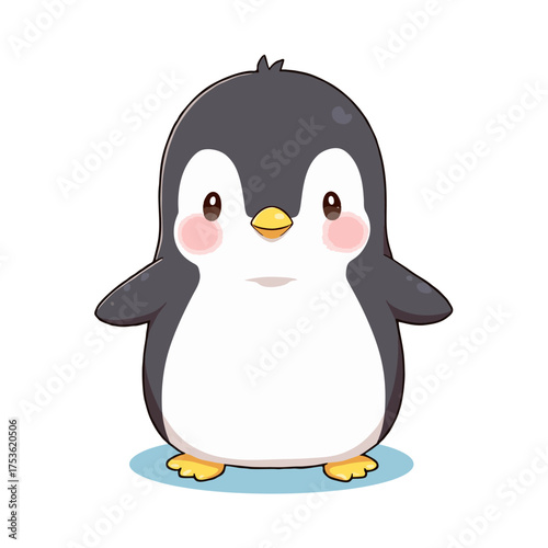 Cute Baby Penguin Clipart 07