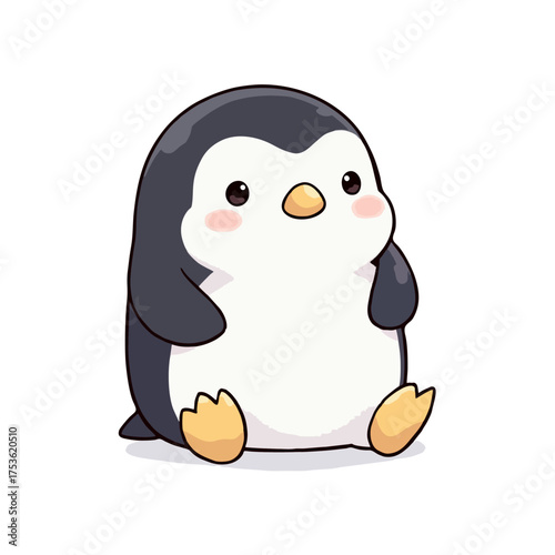 Cute Baby Penguin Clipart 04