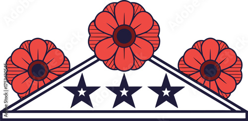 Pearl Harbor Remembrance Day illustration design. Pearl Harbor memorial tribute art design. American flag Pearl Harbor design. National remembrance day artwork design. Pearl Harbor heroes honor design