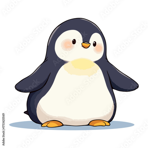 Cute Baby Penguin Clipart 01