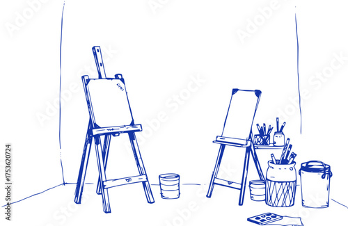 Art Studio Corner Sketch