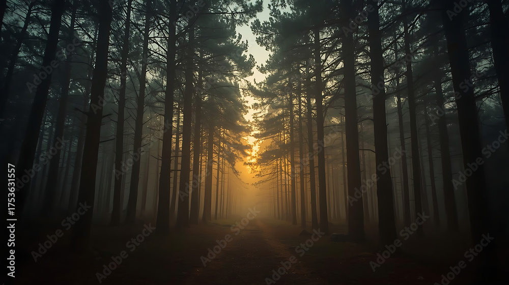 Fototapeta premium morning in the forest
