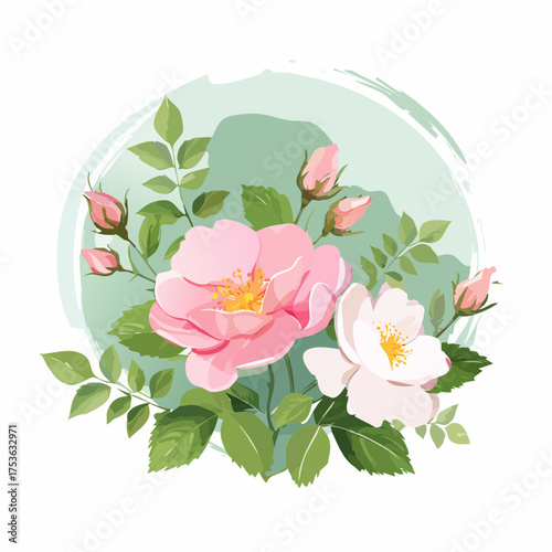 Wildrosen am Wegrand – natürliche Schönheit