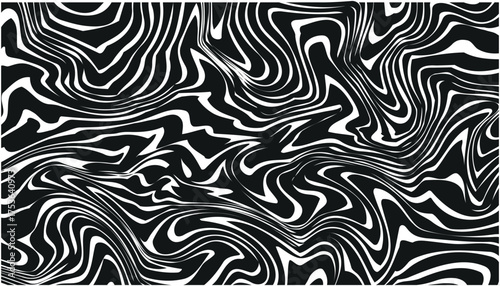 Black and white abstract liquid acrylic marble texture