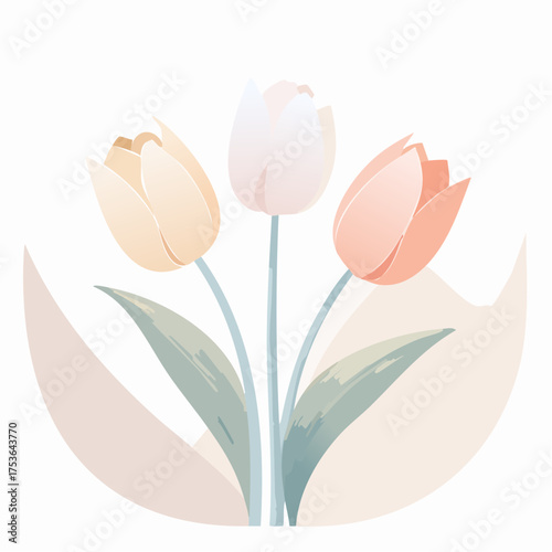 Tulpen in Creme und Rosé – klassisch und stilvoll