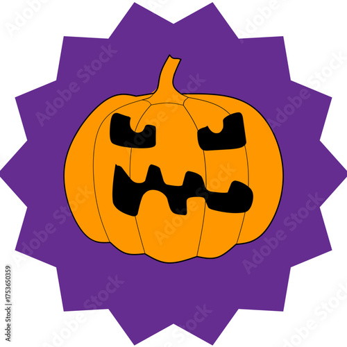 Halloween Pumpkin Face