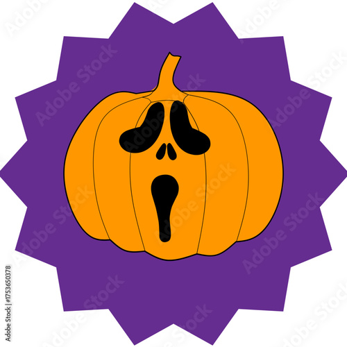 Halloween Pumpkin Face