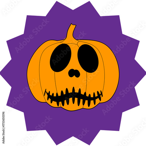 Halloween Pumpkin Face