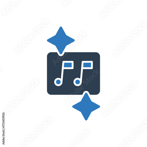 AI Generated Music Icon