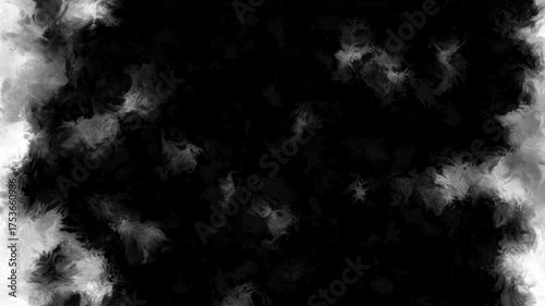 Organic Ink Reveal Transition – Black and White Luma Matte Animation