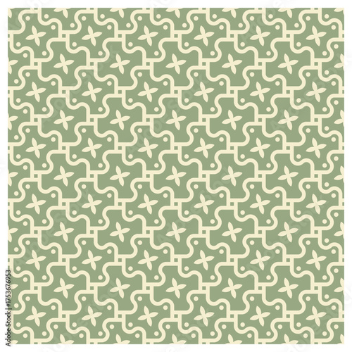 set of four seamless patterns