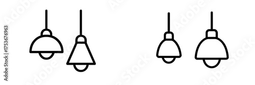 Modern minimalist hanging light designs showcased in a stylish setting, emphasizing clean lines and simplicity