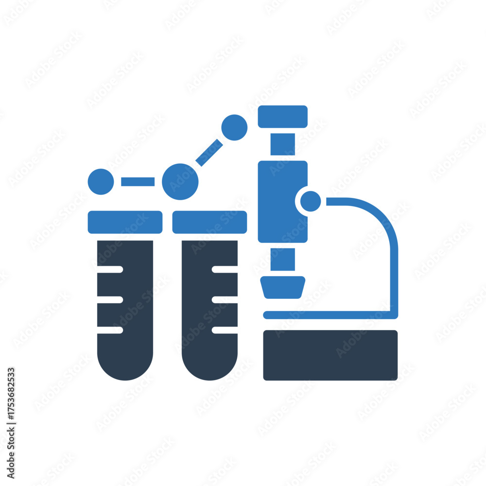 Obraz premium Laboratory Microscope Icon