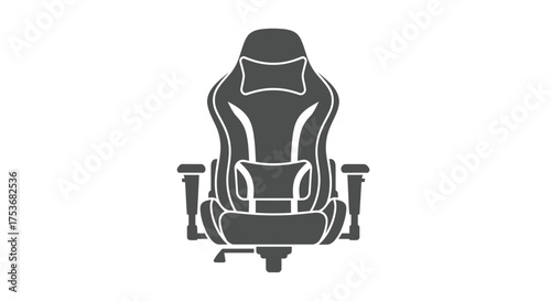 Ergonomic Gaming Chair with Lumbar and Headrest Support.