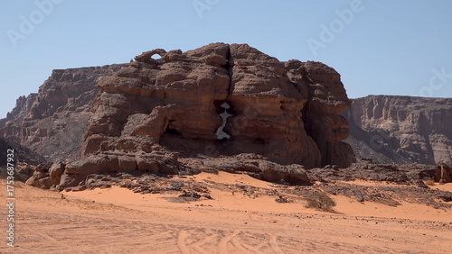 Cuadro en lienzo A trip to Sahara desert in Algeria