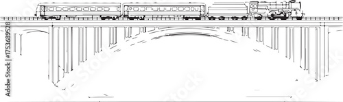 Minimalist Line Art Drawing of an Airplane in Flight