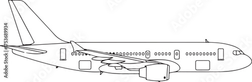 Underwater Subsea Monitoring Equipment Line Art Illustration