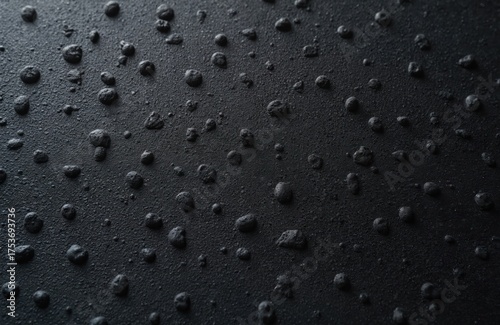 Wallpaper Mural Black foam rubber texture. Close-up macro detail shows porous surface with raised bumpy dots. Abstract background for design or insulation concept. Torontodigital.ca