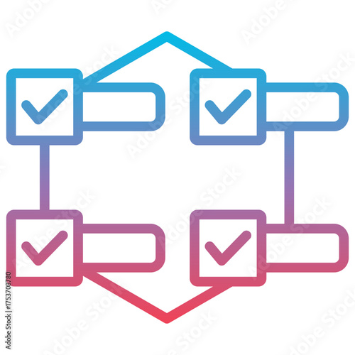 Workflow Process Icon