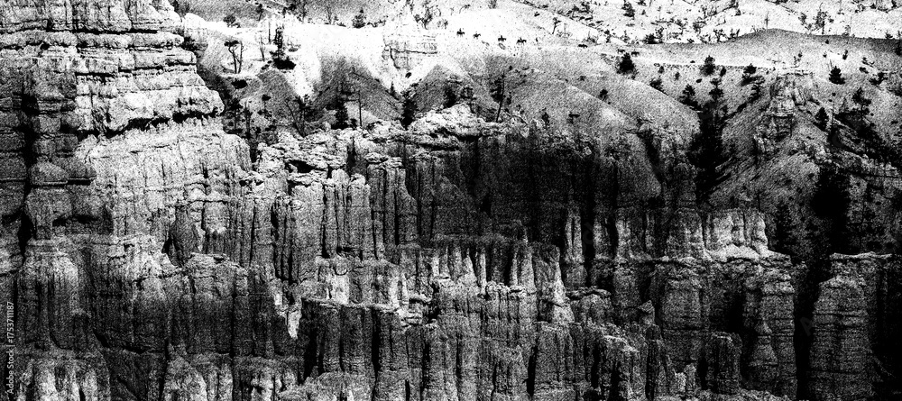 Fototapeta premium Rough Country Black and White