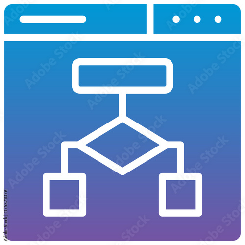 Flow Diagram Icon