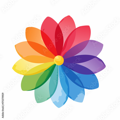 Regenbogenblüte – Farbenpracht in Bewegung