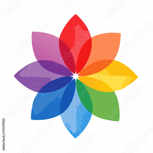 Regenbogenblüte – Farbenpracht in Bewegung