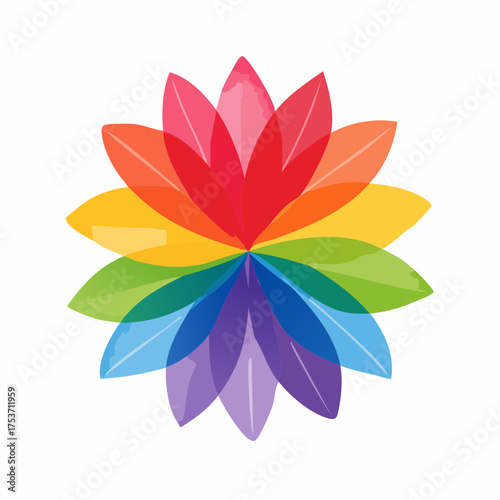 Regenbogenblüte – Farbenpracht in Bewegung