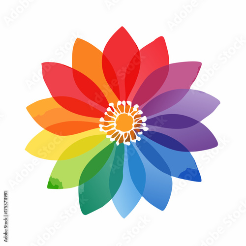 Regenbogenblüte – Farbenpracht in Bewegung