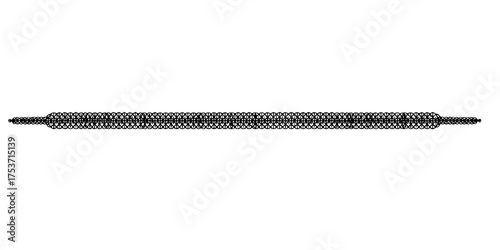 Minimalist Geometric Interlocking Line Pattern Divider Vector	