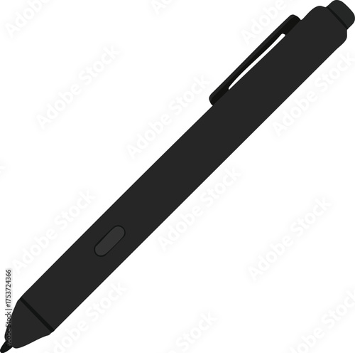 Digital pen stylus for graphic tablets and touchscreen devices vector illustration 