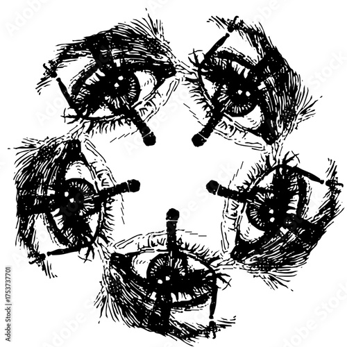 Black abstract background ideal for design, art, and digital use. / Fondo abstracto negro ideal para diseño, arte y uso digital. / Schwarzer abstrakter Hintergrund, ideal für Design.
