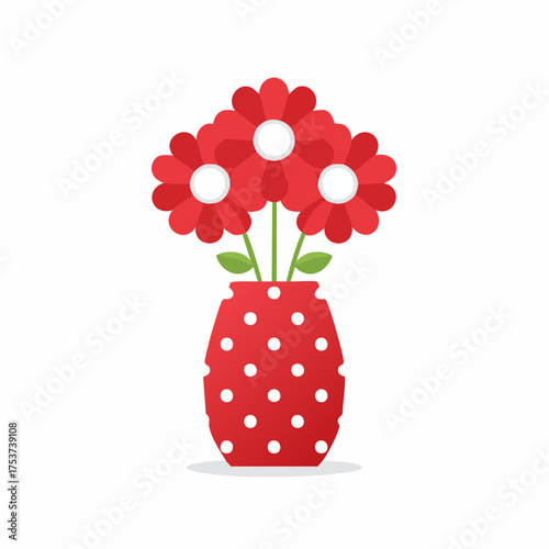 Hübsche Blumenvase