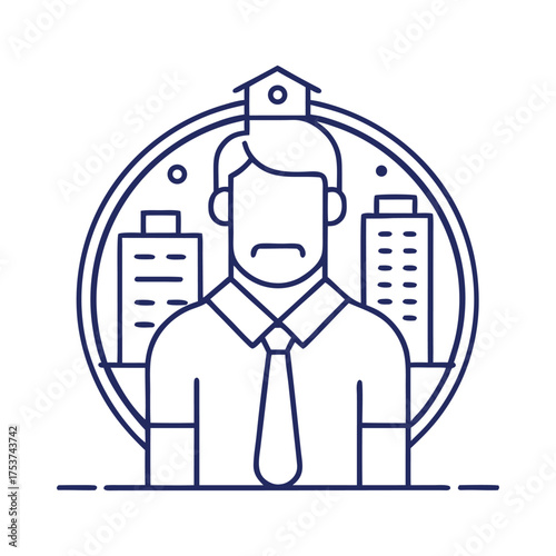 architecture businessman