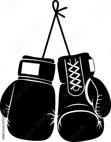 Iconic boxing gloves suspended by laces evoke determination, victory, and the spirit of combat sports readiness.