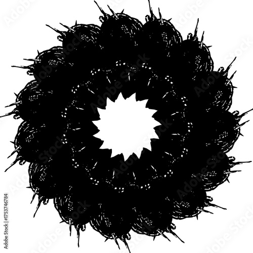 Modern dark composition with artistic and minimal style. / Composición oscura moderna con estilo artístico y minimalista. / Moderne dunkle Komposition mit künstlerischem und minimalistischem Stil.