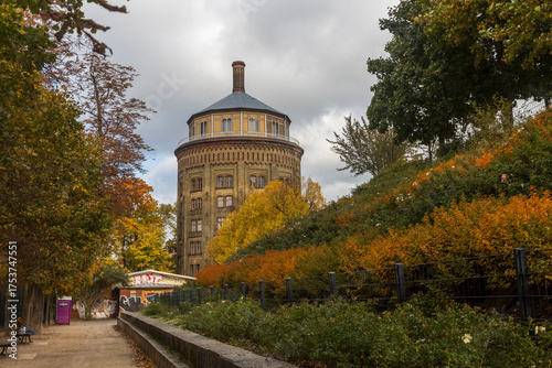 Photography Berlin, Germany, 12 October, 2025,  Historic Water Tower (Wasserturm) in Prenzla