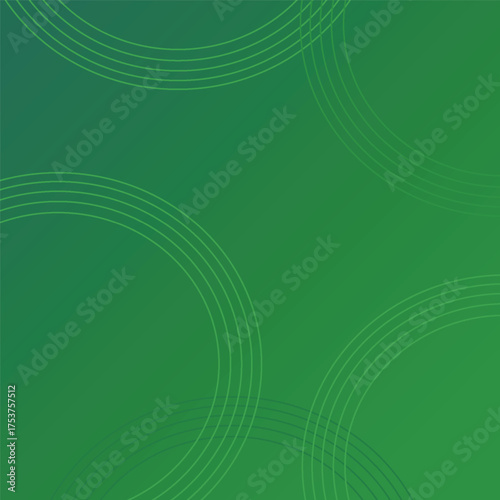 Stylish dark green abstract background featuring a concentric geometric circle pattern and subtle diagonal lines. Ideal for nature, corporate, or elegant tech themes