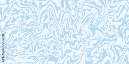 Abstract background seamless pattern with colorful waves. Trendy vector illustration in retro psychedelic style