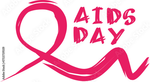 aids day icon vector illustration  isolated on white