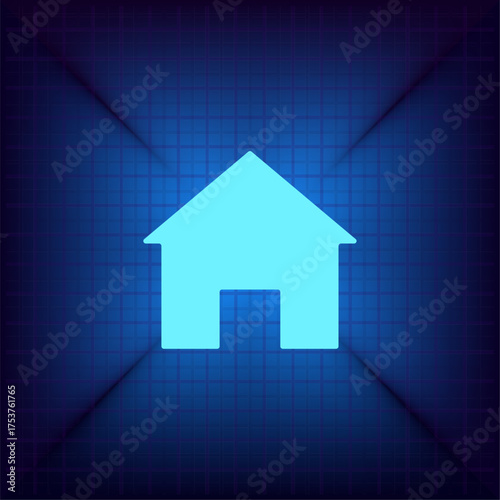 Light blue vector icon on a dark blue background.