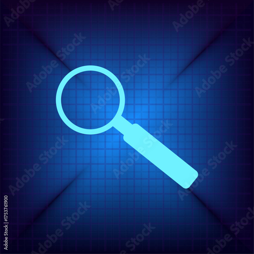 Light blue vector icon on a dark blue background.